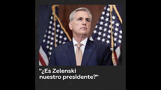 Líder republicano estadounidense se niega a garantizar un nuevo paquete de ayuda para Ucrania