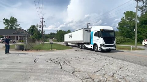 CTC Takes the Nikola Electric Truck for a Spin | Collins Trucking Co.