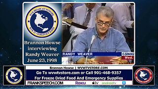 On the 31st Anniversary of Ruby Ridge Brannon Howse Plays a 1998 Interview He Did with Randy Weaver