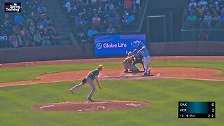 Bobby Witt Jr. drills a solo home run to center field