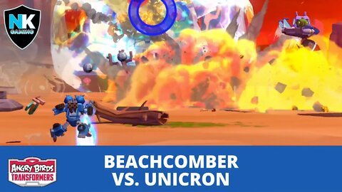 Angry Birds Transformers - Beachcomber vs. Unicron