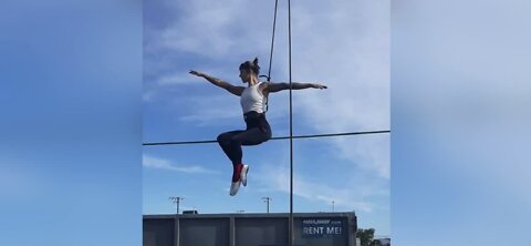 Navy veteran, talented performer Jade White follows heart, joins circus