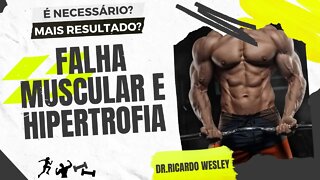 Hipertrofia e a Falha muscular concentrica #treino #hipertrofia #hipertrofiamuscular