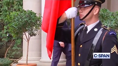 American Soldier Holding Chinese Flag Not New