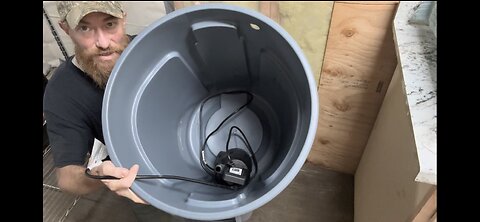 Improvised Running Water Solution for Off Grid