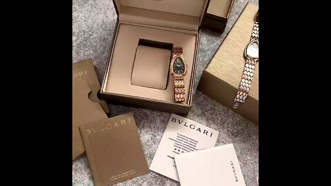 New gold and green thim and new look watch