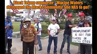 Black Trump supporter: "Maxine Waters destroyed the black community!"