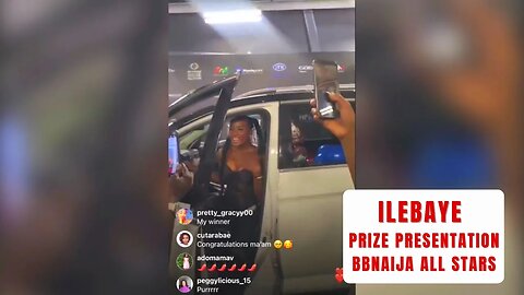 Ilebaye prize presentation SUV Car, grand prize of 120 million first Interview BBnaija Star Winner