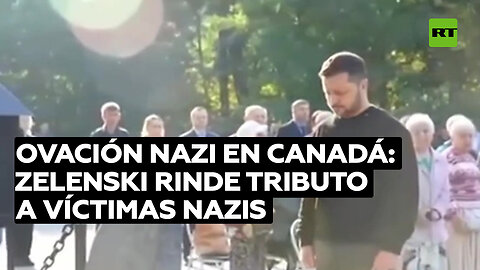 Tras la polémica ovación a un nazi en Canadá, Zelenski rinde tributo a víctimas del nazismo