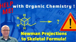 Newman Projection to Line angle Formula Help Me With Organic Chemistry!