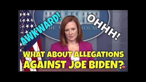 AWKWARD! Somehow Jen Psaki Wasn't Prepared for this Question (Comparing Biden and Cuomo!)