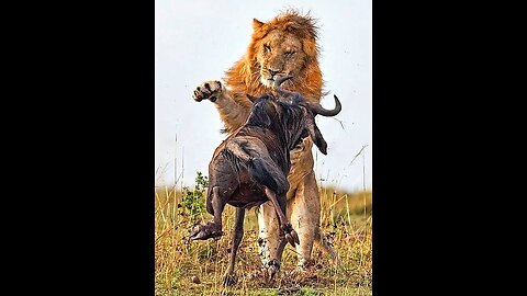 Lion and their life in jungle how they feed their child