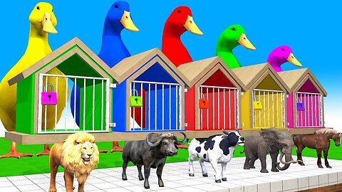 5 Giant Duck, Monkey, Cow, piglet,chicken, dinosaur,sheep, zebra, Transfiguration funny animal 2023