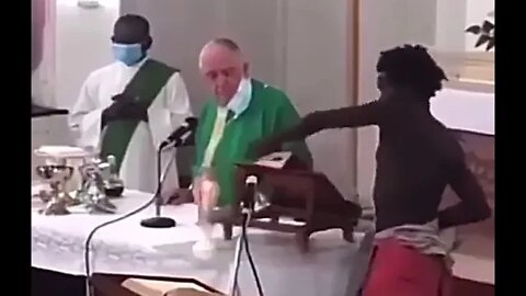Meanwhile in France: Black ‘refugee’ interrupts Mass, assaults Preist, steals Bible Diversity