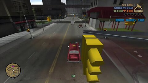 'turismo' GTA 3 (PC) Race win with Red Taxi