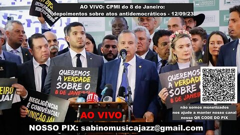 AO VIVO: CPMI do 8 de Janeiro: depoimentos sobre atos antidemocráticos - 12/09/23