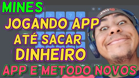 MINES MÉTODO P2 JOGANDO ATÉ FAZER UM SAQUE AO VIVO DINHEIRO 🤑