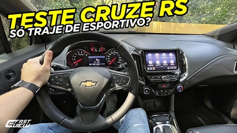 TEST DRIVE NOVO CHEVROLET CRUZE RS 1.4 TURBO 2022! DESEMPENHO AGRADA MAS FICA LONGE DE ESPORTIVO...