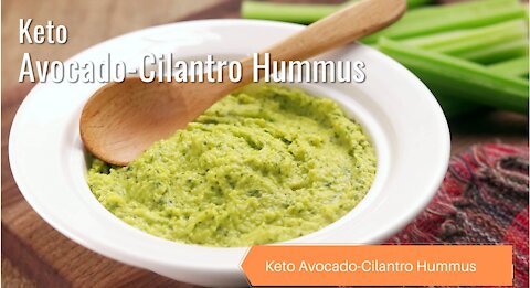 Avocado Cilantro Hummus - keto Diet Recipes:- Video 12 #Recipes #Keto