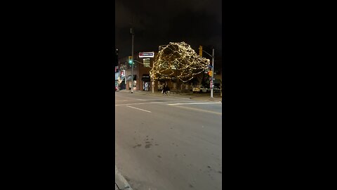 Christmas lighting started in Canada
