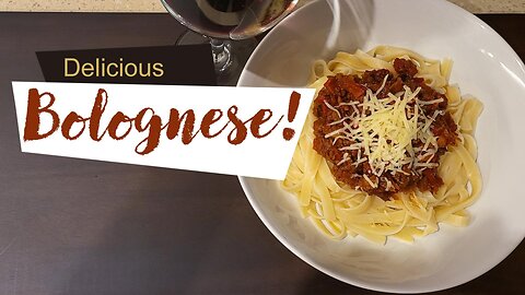 🍂 Delicious Bolognese with Homemade Pasta Sauce! 🍂