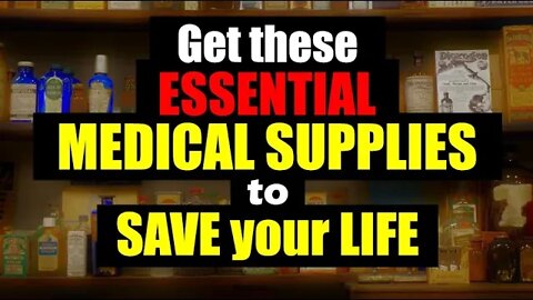 Essential Medical Supplies needed for SHTF – Stock up Now!