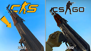 CS2 vs CSGO - Gameplay (Details and Physics Comparison) | Game Play Zone