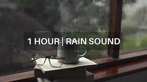 I HOUR OF RAIN SOUND FOR SLEEP, STUDY, RELAXATION AND READING - NO ADS