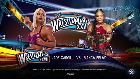 WWE 2k23 Jade Cargill vs Bianca Belair