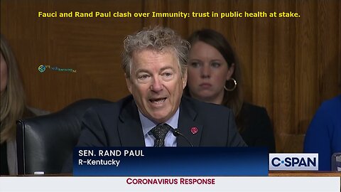 Fauci en Rand Paul botsen over immuniteit: vertrouwen in de volksgezondheid op het spel.