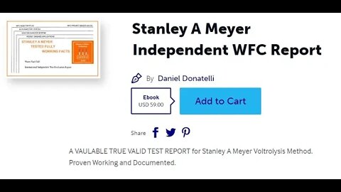 Stanley A Meyer Independent WFC waterfuel cell Report fuel gas price oil