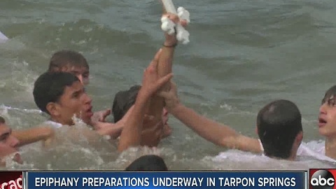 Epiphany 2017 preparations underway in Tarpon Springs