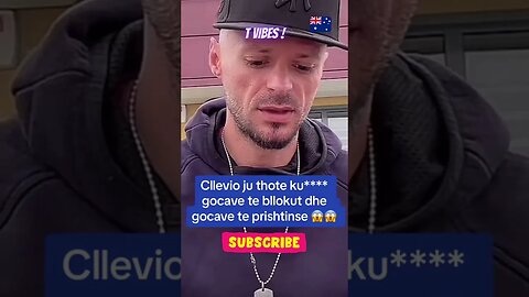 Cllevio ju thot k*rva femrave te bllokut & te prishtines #shorts #foryou