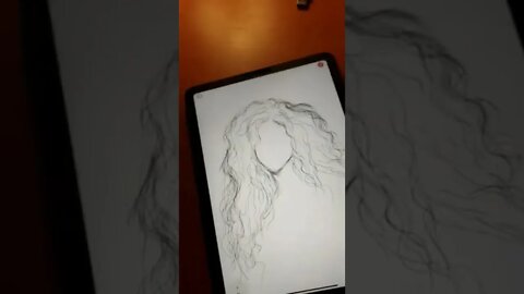 How to Draw Wavy Hair? ➰ - Daily Art nr.152🖌️