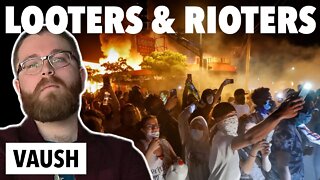 Vaush REFUSES to Condemn Looters & Rioters! (Highlight)