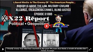 Ep. 3100b - Nobody Is Above The Law, Military-Civilian Alliance, Treasonous Crimes, Blind Justice