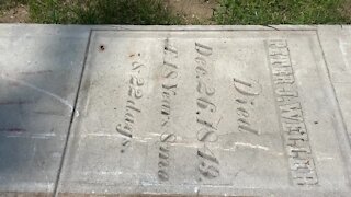 Gravestone of Lansing pioneer returns to Mt. Hope Cemetery