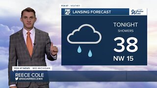 Today's Forecast: Cloudy with lake effect scattered showers, breezy and chilly