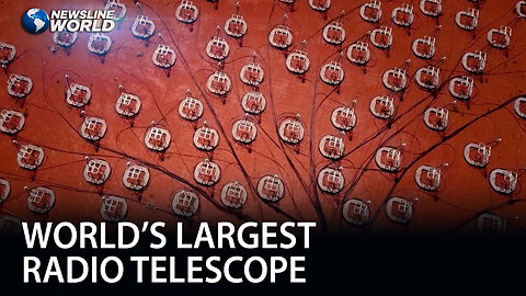 Work begins for world's largest radio telescope