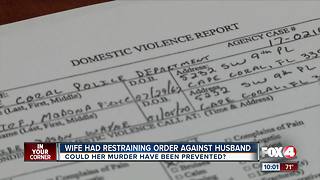 Broken restraining order may have lead to murder