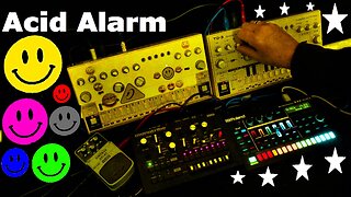 Acid Alarm (Short) - Behringer TD-3 RD-6 Roland TR-6S Korg Monotribe VD400 Pedal