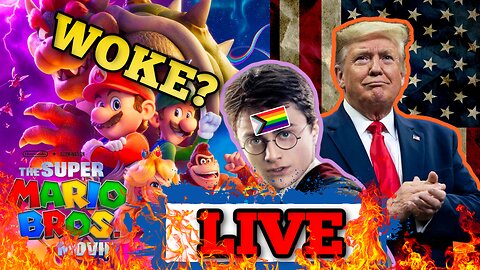 Super Mario Bros. Movie WOKE or ANTI-WOKE? | ANOTHER Harry Potter BOYCOTT | TRUMP At UFC