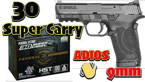 30 Super Carry 30SC CRUSHES the 9MM‼️🐙"The Power of the ☀️9mm in the .32ACP PALM of my HAND" 🤚
