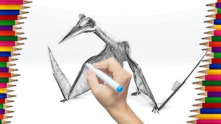 Como Desenhar o “Pterossauro Gigante” | How to Draw Giant Pterosaur| Desenhos Irados Nº 30 | 2021