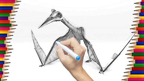 Como Desenhar o “Pterossauro Gigante” | How to Draw Giant Pterosaur| Desenhos Irados Nº 30 | 2021