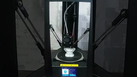 Monoprice Mini Delta V2 3D printer at work, so far so good.