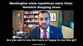 Washington state republican party Chair Caleb Heimlich Stepping down