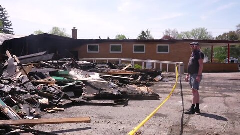 Fire destroys Red Cedar Antiques; vendors left wondering what's next