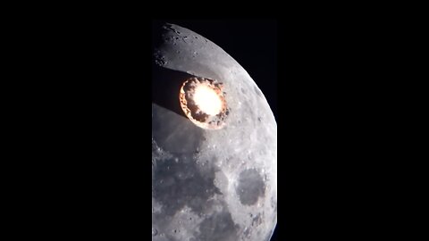 Asteriod Hitting moon