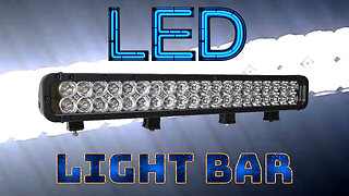 LED Light Emitter Bar - 120 watts - 40 LEDs - 1250'L X 200'W Beam- 9-42V